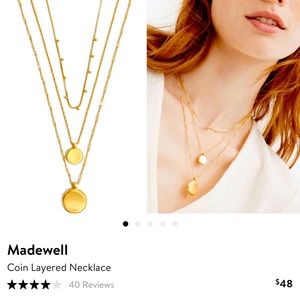 Madewell layer necklaces